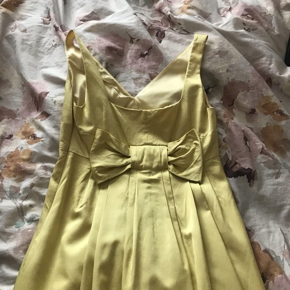Red Valentino v neck back bow dress - Picture 3 of 6